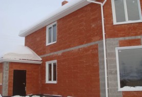 57 день - внешняя отделка СИП дома закончена